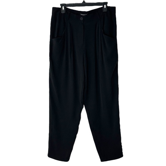 NWT Eileen Fisher Silk Georgette Crepe Carrot Pant Easy Fit Ankle Length Size M - Picture 3 of 12